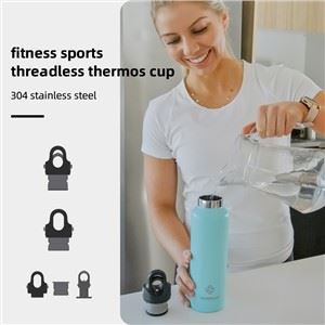 Fitness Sports Threadless Thermos Cup Stainless Steel
